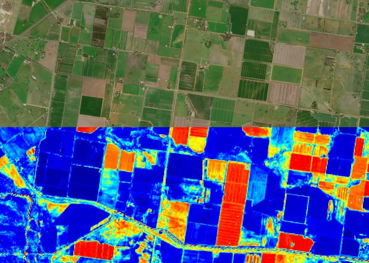 Sentinel-2 hyperspectral imagery - courtesy ESA